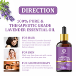 Thumbnail for Nuerma Science Lavender Essential Oil | For Skin Care & Natural Hair Growth