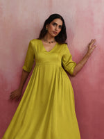 Thumbnail for trueBrowns Modal Lime Green Dress - Distacart