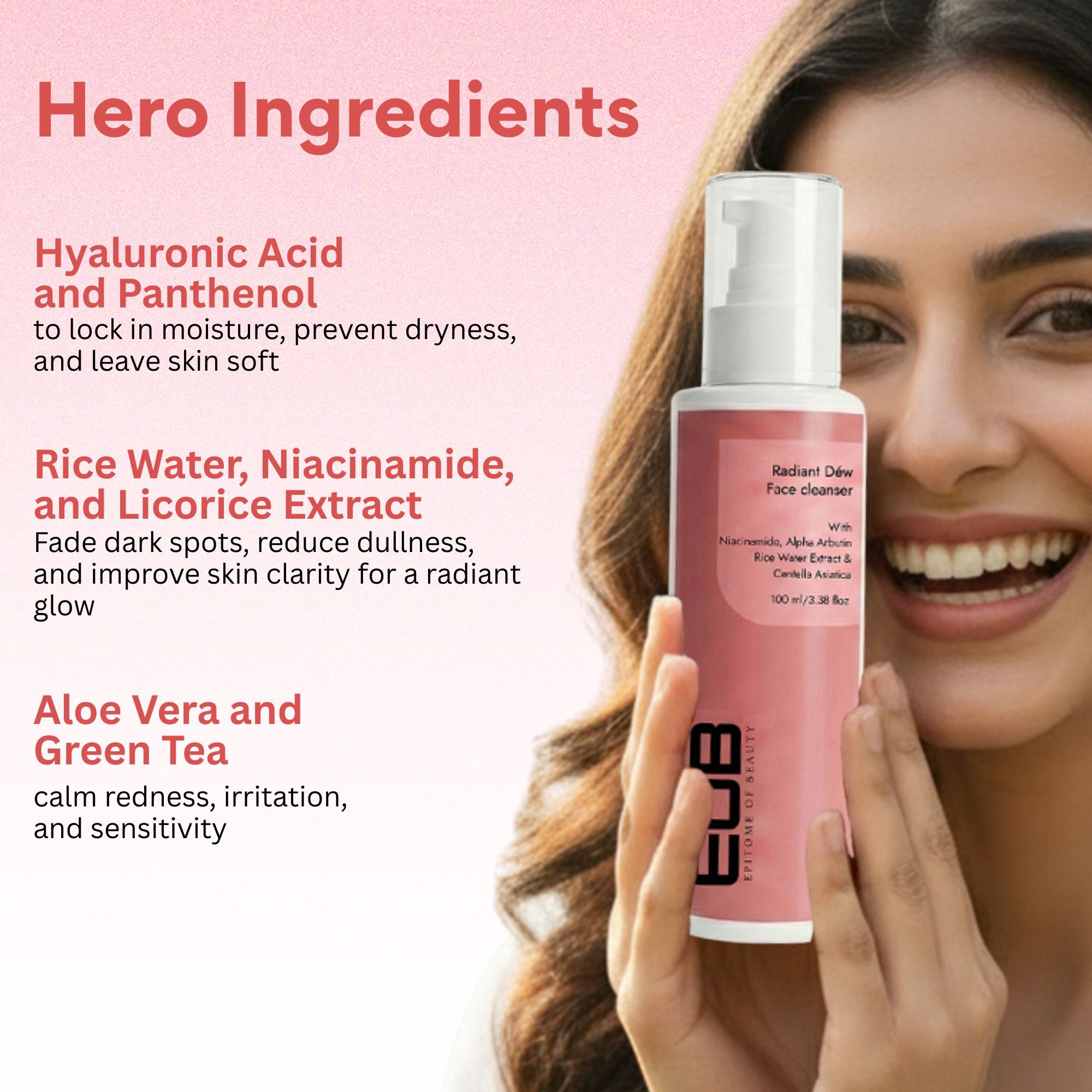 EOB Radiant Dew Face Cleanser