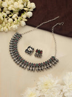 Thumbnail for trueBrowns Silver Tone Necklace Set - Distacart