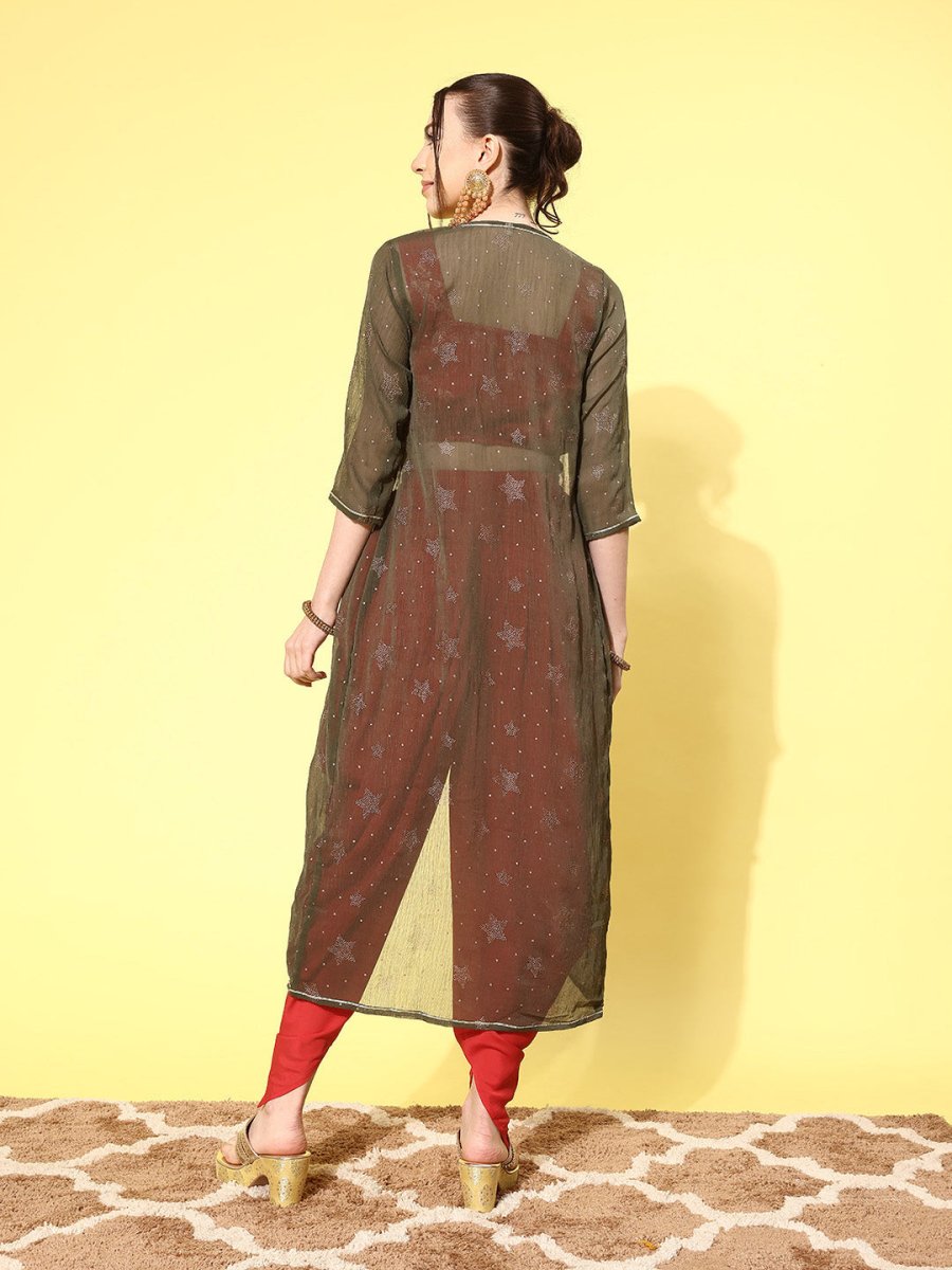 Ahalyaa Printed Co-Ords With Shrug - Distacart