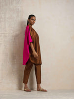 Thumbnail for trueBrowns Brown Silk Co-ord Set