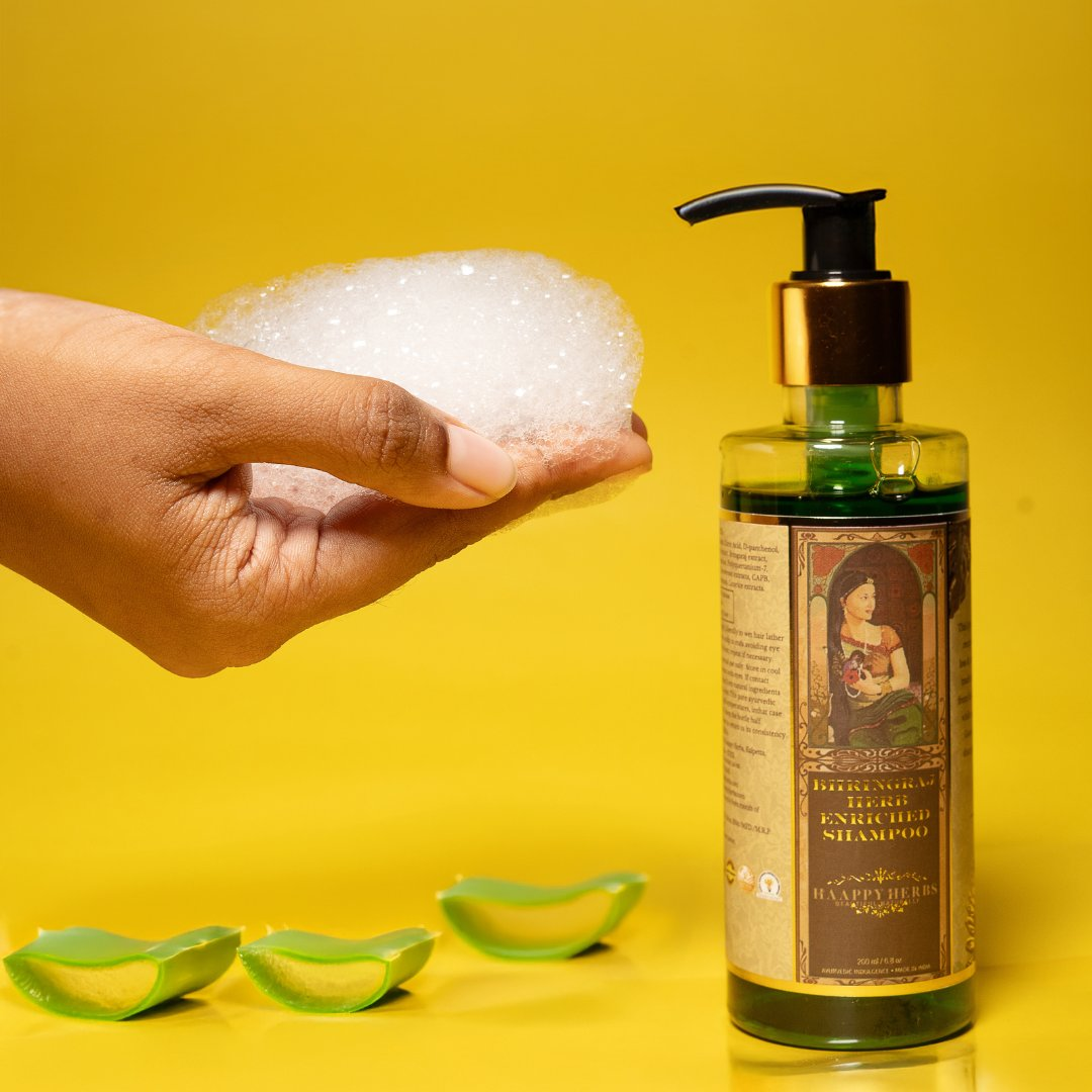 Haappyherbs Bhringraj Herb Enriched Shampoo