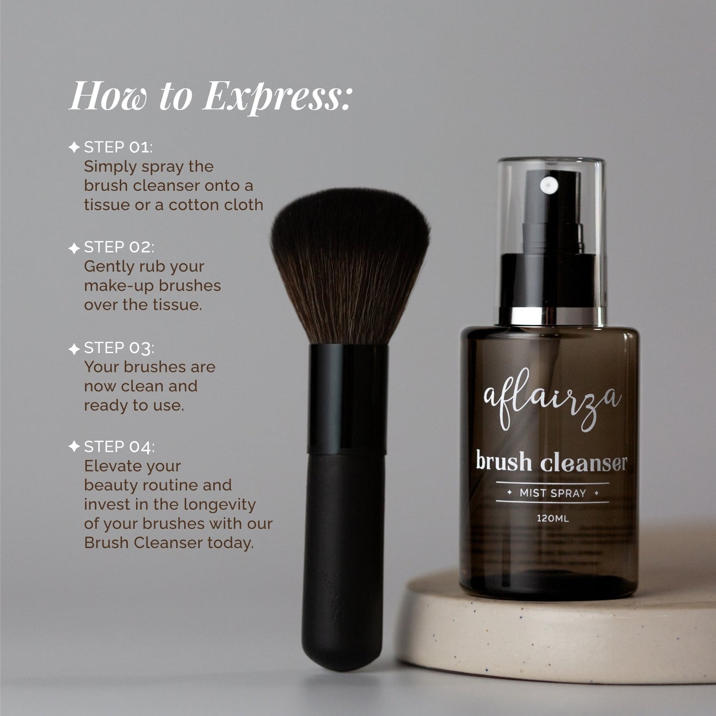 Aflairza Brush Cleanser for Extends Brush Life, Maintains Softness & Shape - Distacart