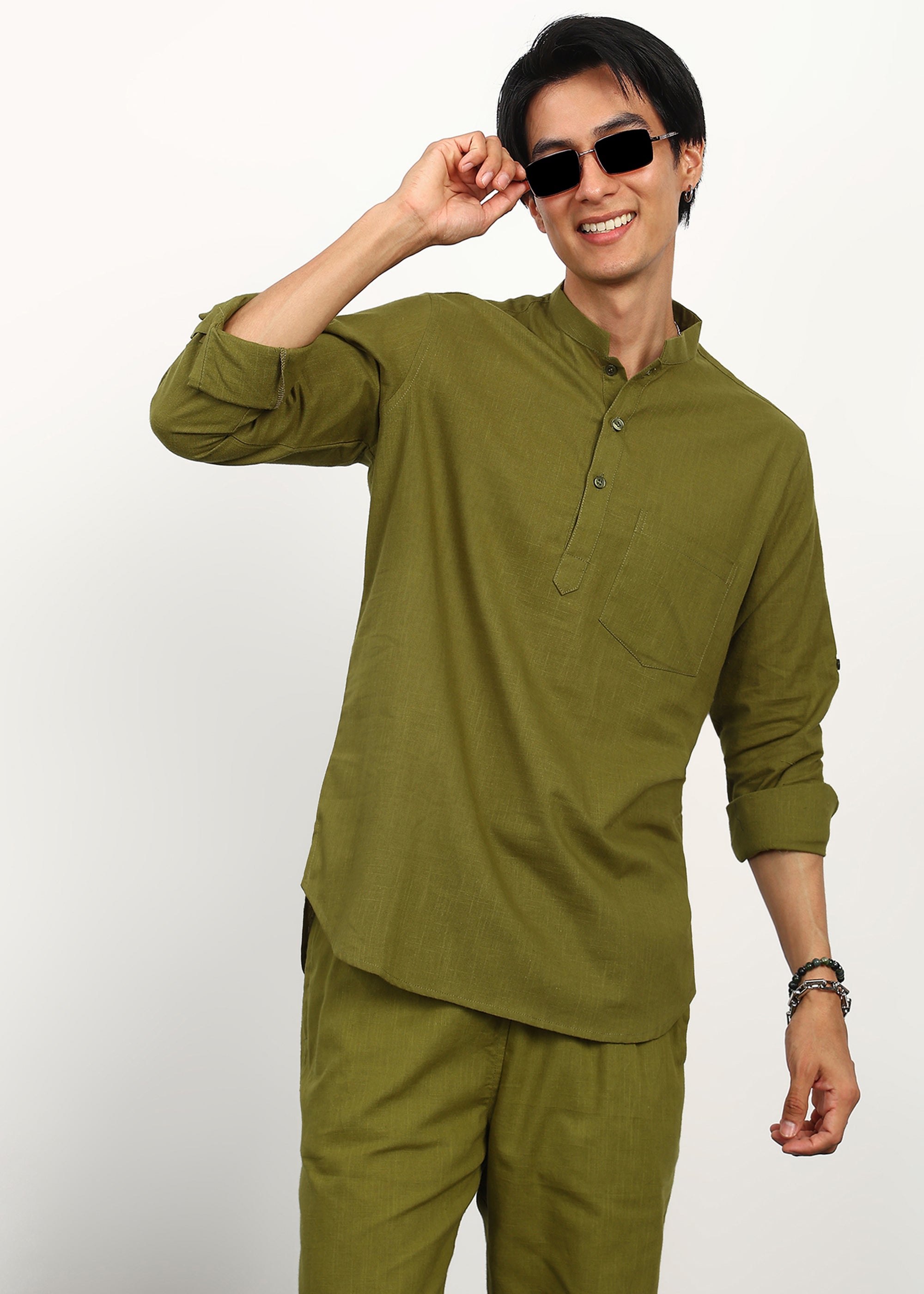Fabmade Olive Grove Linen Set - Distacart