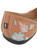 Thumbnail for Desi Colour Women Indian Ethnic Footwear-Cushioned Peach Floral - Distacart