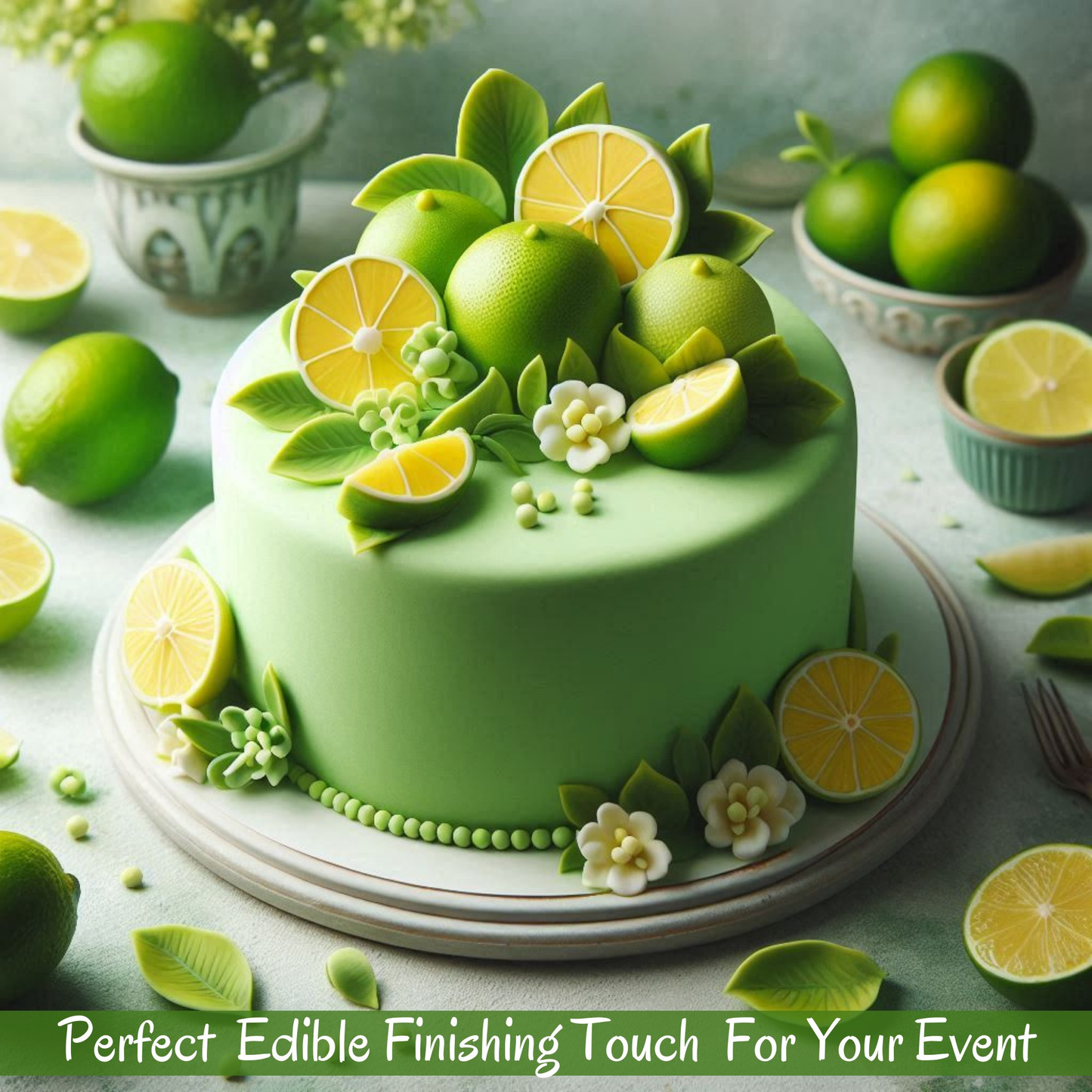 confect lime green sugarpaste br b 1 kg b