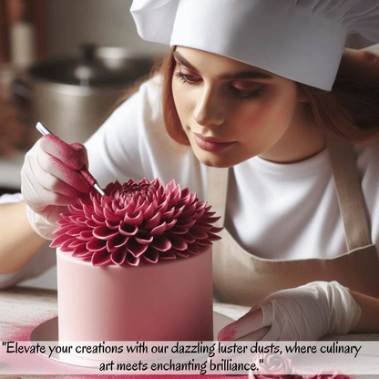 dahlia pink edible luster dust 5 gms