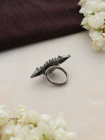 Thumbnail for trueBrowns Silver Tone Ghungroo Ring - Distacart
