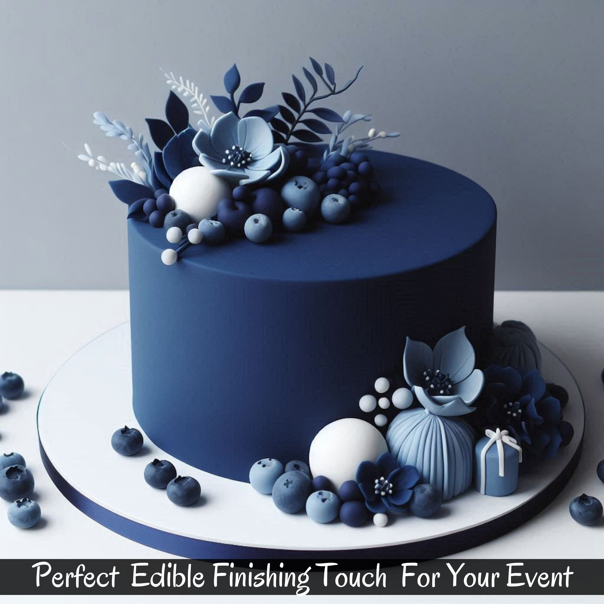 night sky navy fondant edible sugarpaste 1kg