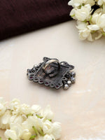 Thumbnail for trueBrowns Silver Gold Tone Square Ring - Distacart