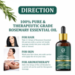 Thumbnail for Nuerma Science Rosemary Essential Oil | For Natural Skin Glow & Hair Growth