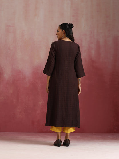 trueBrowns Cola Cotton Dobby Kurta Set - Distacart