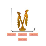 Thumbnail for Sowpeace Hand Carved Wooden Parrot Set