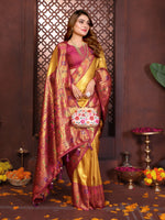 Thumbnail for Anaita Banarasi Tissue Silk Saree - Distacart