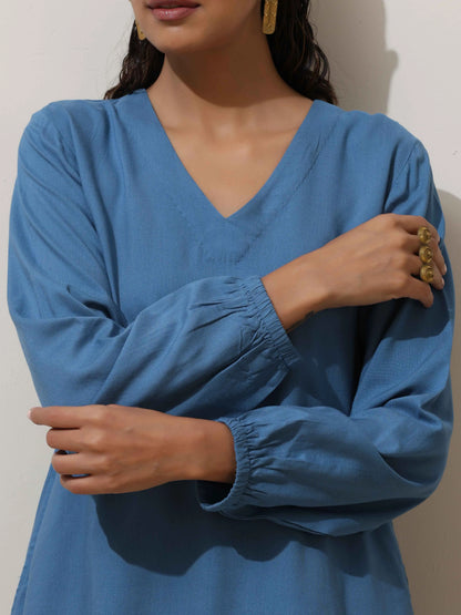 trueBrowns Blue Co-ord Set - Distacart
