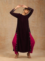 Thumbnail for trueBrowns Rani Pink Velvet Pant - Distacart