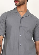 Thumbnail for Fabmade Slate Ease Linen Co-Ord Set - Distacart