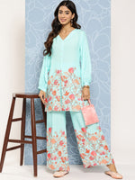 Thumbnail for Ahalyaa Floral Printed Ethnic Co-Ords - Distacart