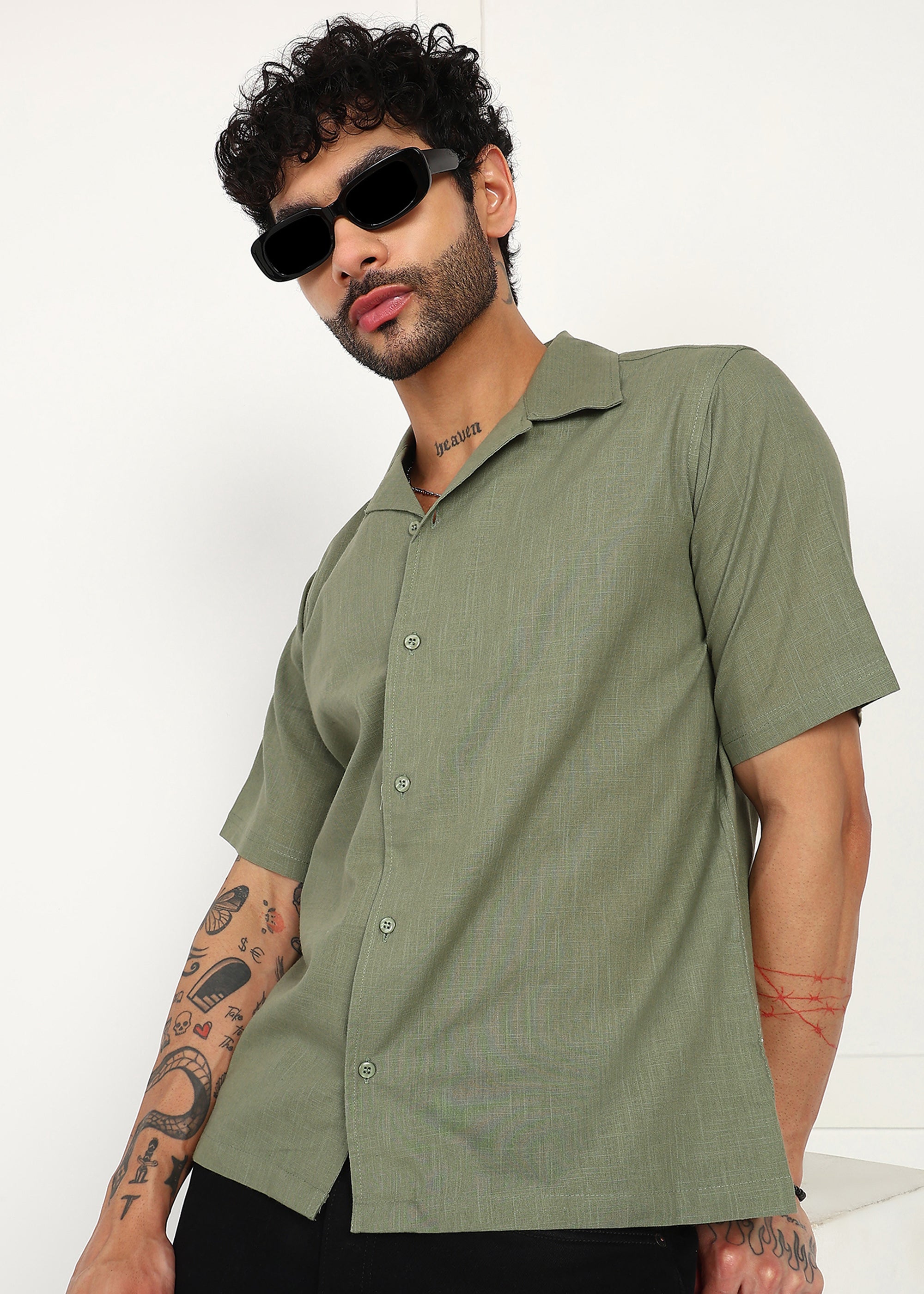 Fabmade Mossline Linen Shirt - Distacart