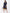 trueBrowns Linen Cotton Blue Collared Dress - Distacart