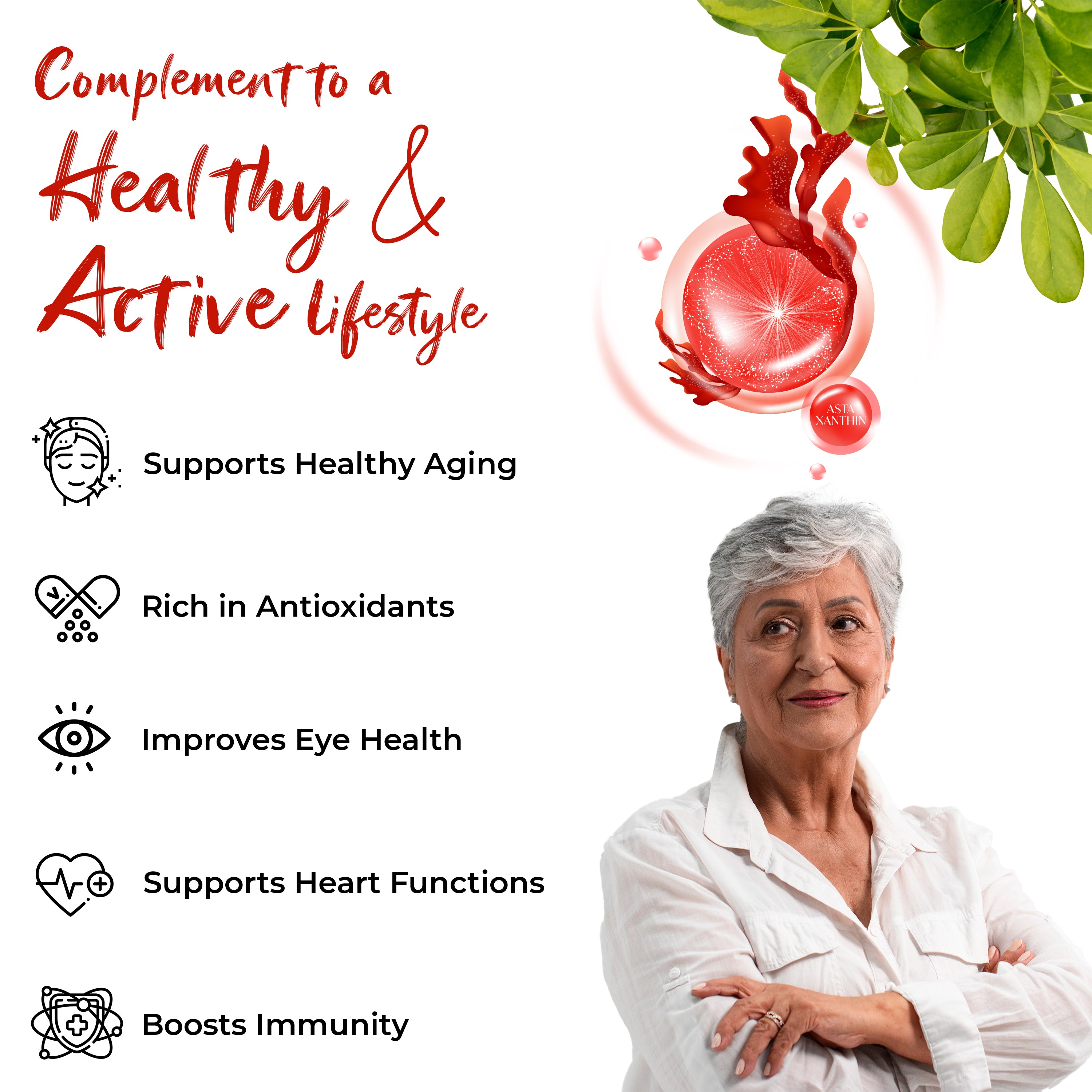 Health Veda Organics Plant Based Astaxanthin 8mg Capsules - Distacart