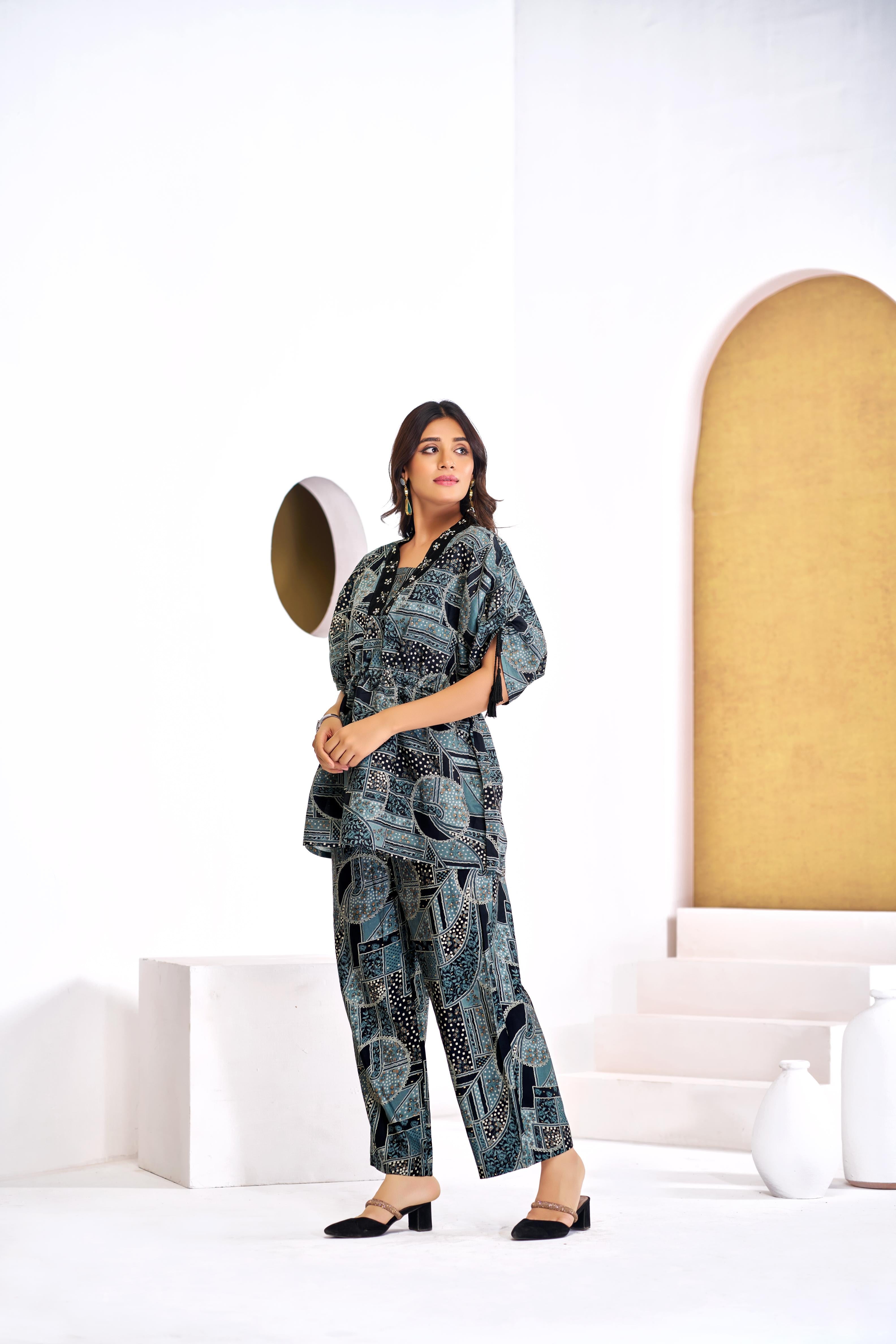BulBul Hetal Black Co-Ord Set