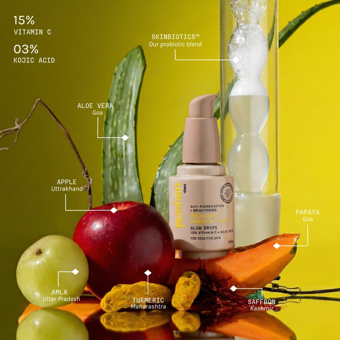 Poshan Skincare Chaand Taara Glow Duo - Dista