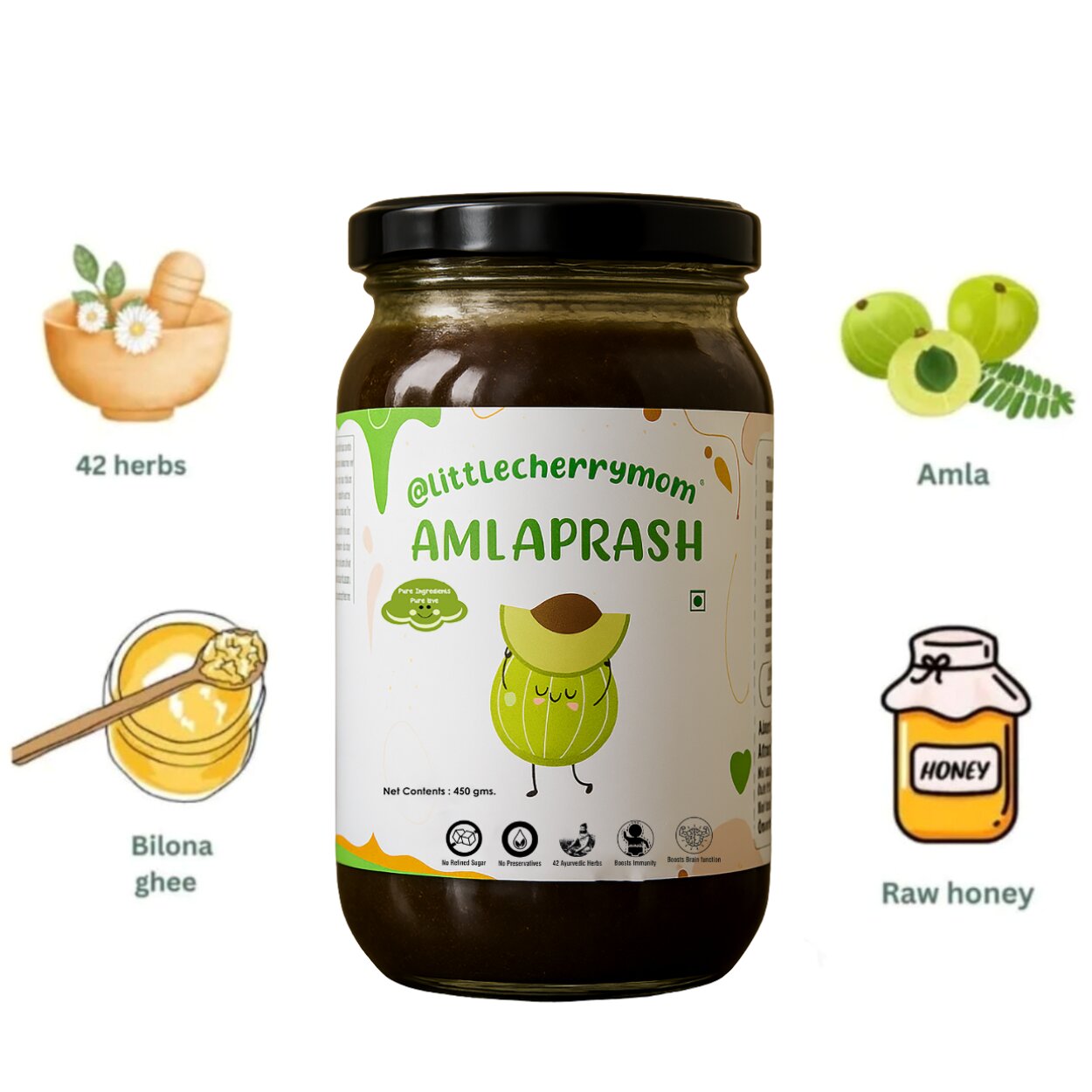 Littlecherrymom Amlaprash (Chawanprash) - Distacart