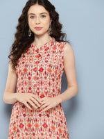Thumbnail for Ahalyaa Women Ethnic Motifs Embroidered Gotta Patti Kurta - Distacart