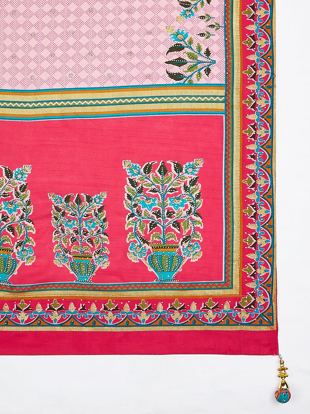 House of Panchhi Pink Pure Georgette Position Printing With Siroski Stone Work Lehenga Choli & Dupatta - Distacart