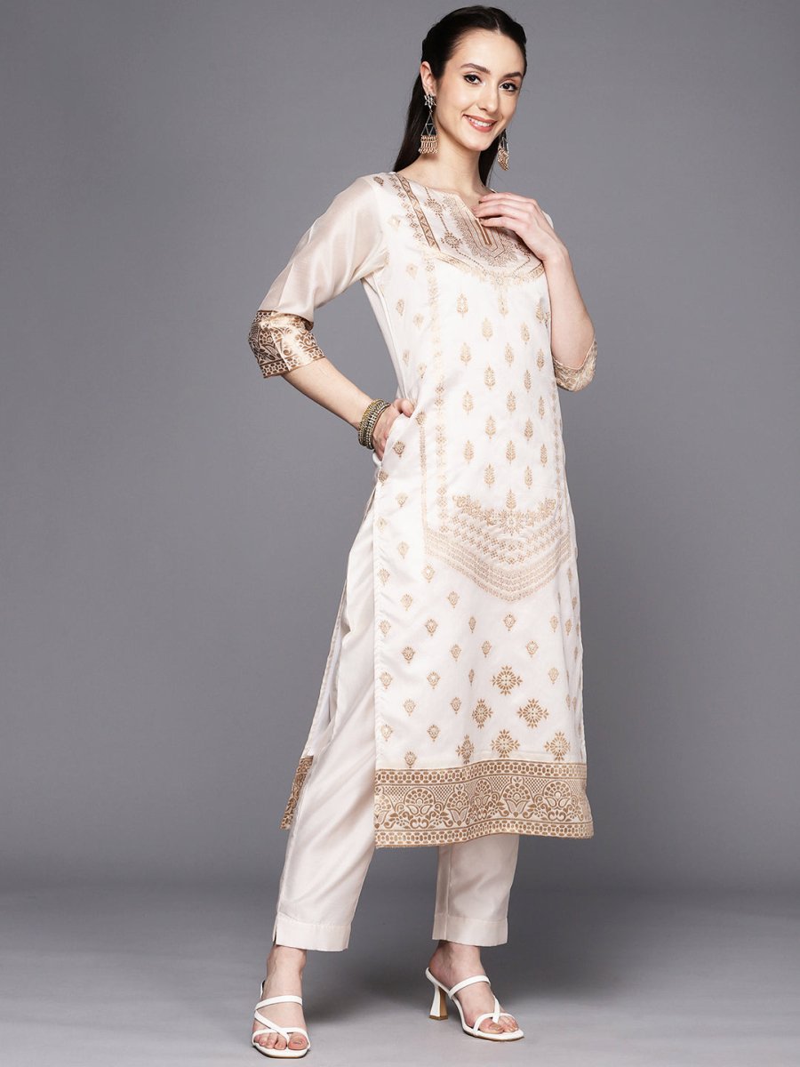 Ahalyaa Woven Design Ethnic Motifs Unstitched Dress Material - Distacart