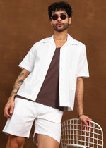 Thumbnail for Fabmade Ivory Utility Co-Ord Set - Distacart