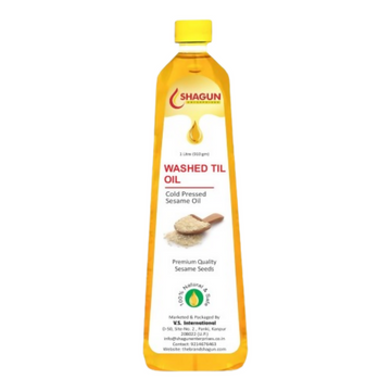 Shagun Cold Pressed Sesame Oil - Washed Til Oil - Dista