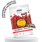 Thumbnail for Nykaa Strawberry + Argan Oil Sheet Mask For Acne Prone Skin - Formulated In Korea