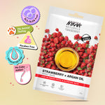 Thumbnail for Nykaa Strawberry + Argan Oil Sheet Mask For Acne Prone Skin - Formulated In Korea - Distacart