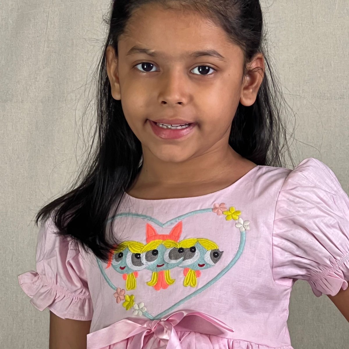 ArthLife Pink Power Girl Party Dress - Distacart