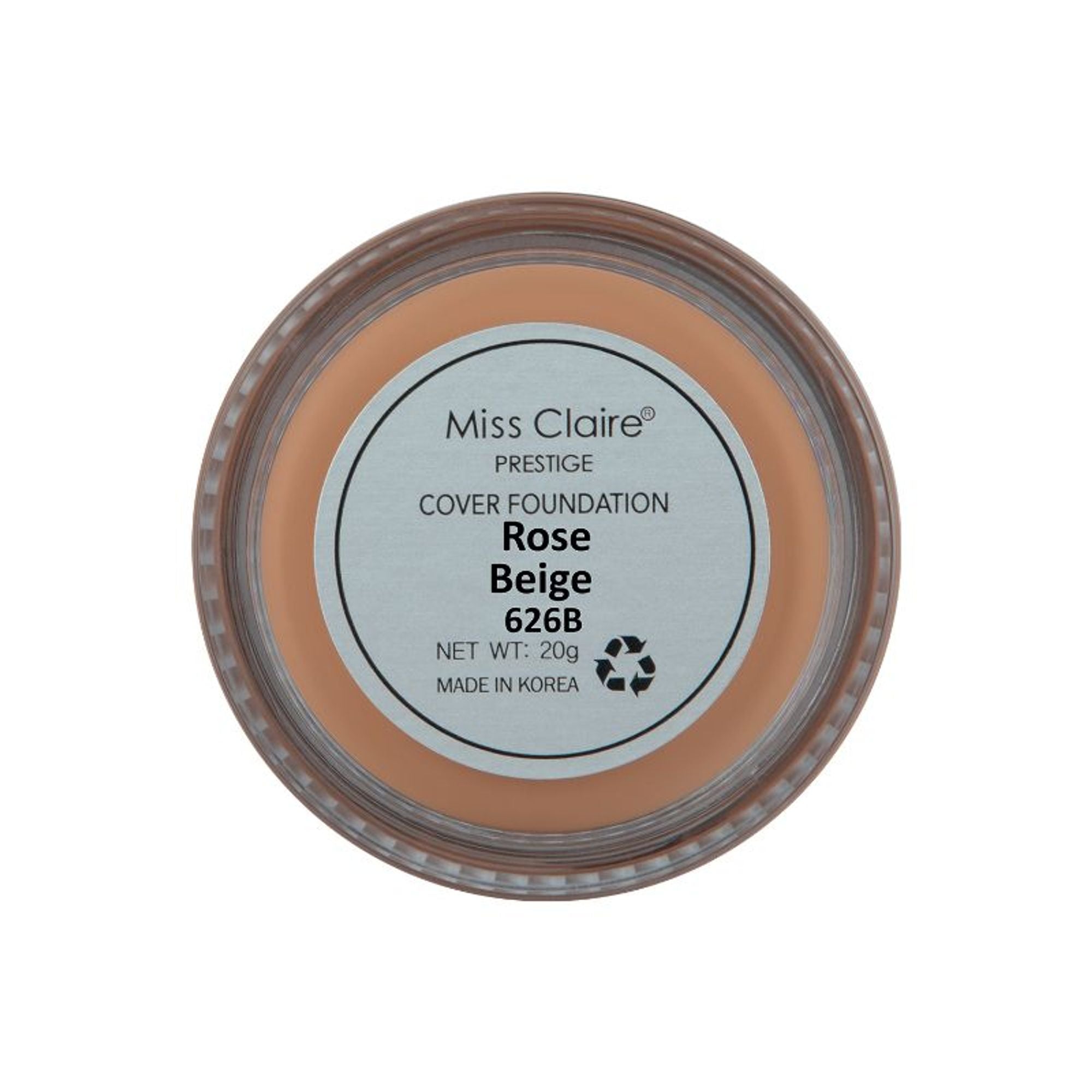 Miss Claire Prestige Cover Foundation - 626B Rose Beige
