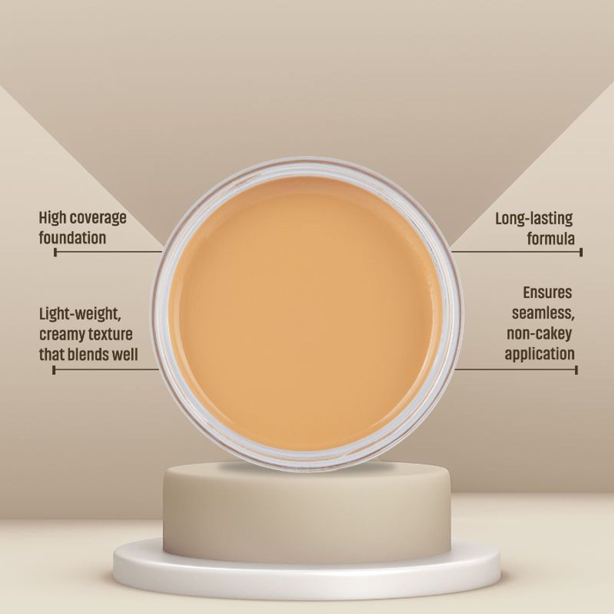 Miss Claire Prestige Cover Foundation - 626B Rose Beige