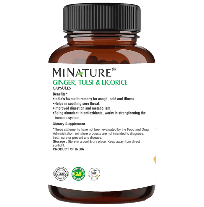 Minature Ginger Tulsi & Licorice Capsule