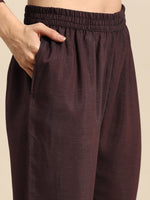 Thumbnail for All About You Floral Embroidered Pleated Sequinned Kurta with Trousers - Distacart