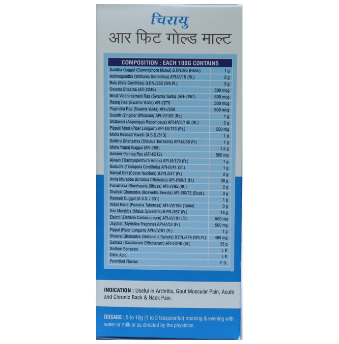 Chirayu R-Fit Gold Malt