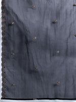 Thumbnail for Indo Era Ethnic Motifs Embroidered Sequinned Kurta With Trousers & Dupatta