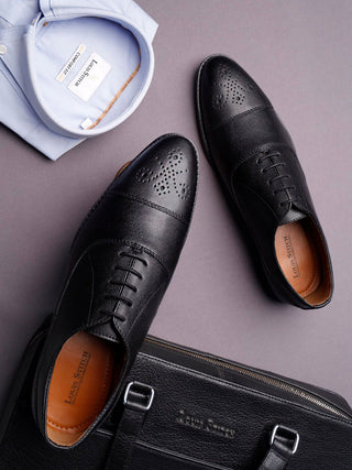 LOUIS STITCH Men Formal Derby Lace-Up Shoes