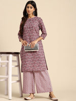 Thumbnail for All About You Ethnic Motifs Printed Kurta with Palazzos - Distacart