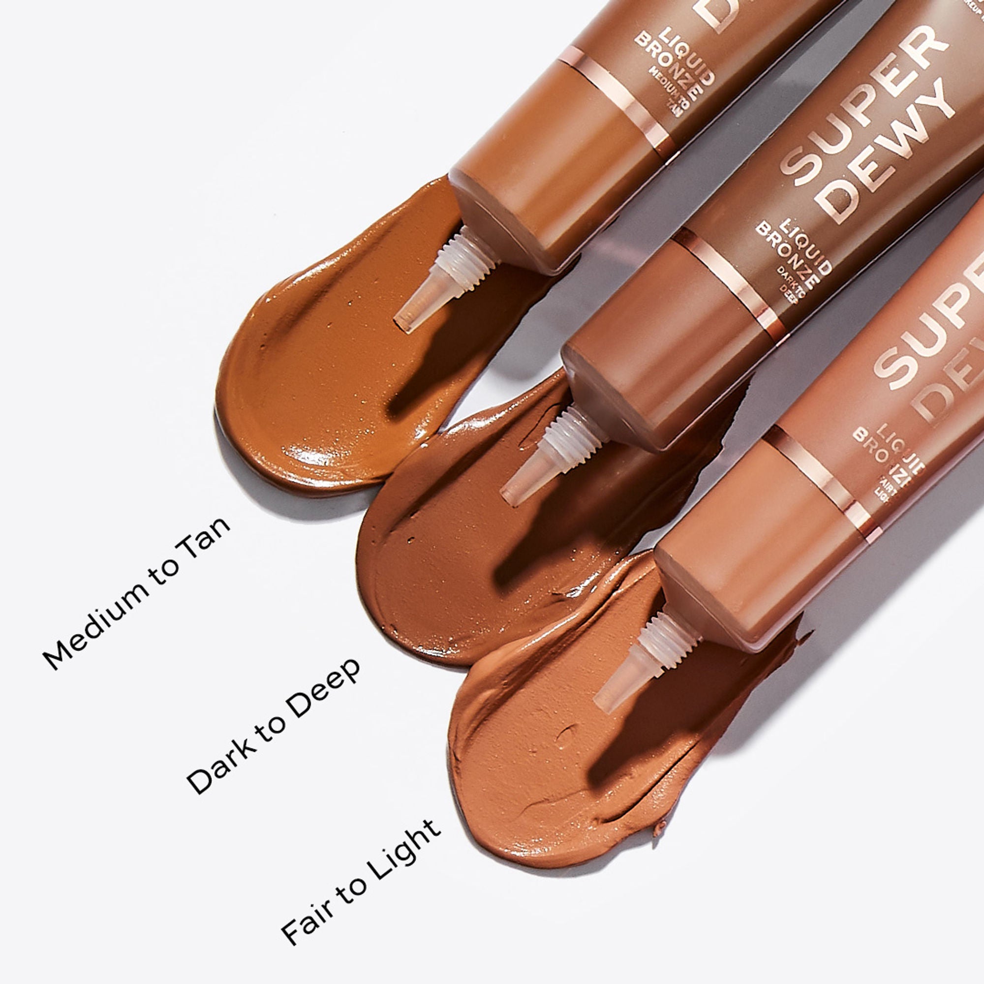 Makeup Revolution Superdewy Liquid Bronzer - Dark To Deep - Distacart