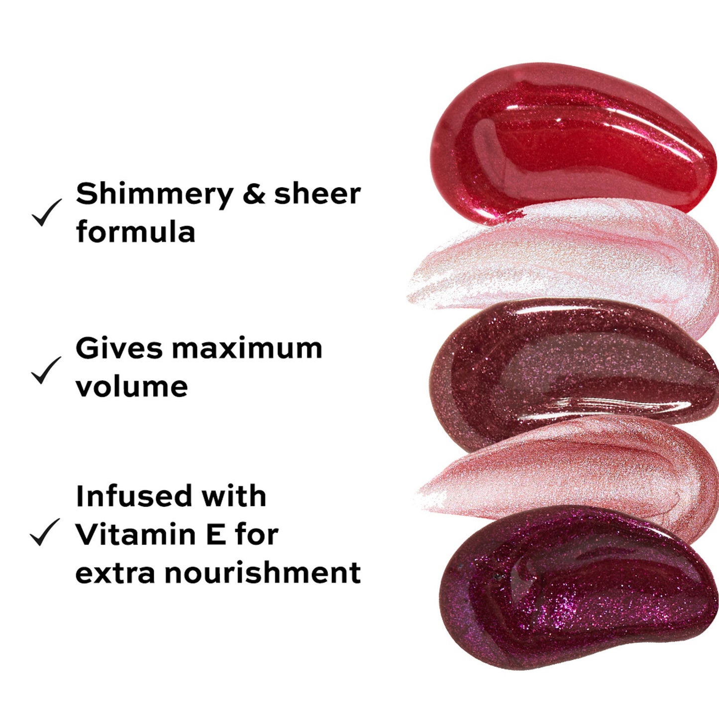 Makeup Revolution Shimmer Bomb Lipgloss-Infused With Vitamin E For Extra Nourishment - Glimmer Nude - Distacart