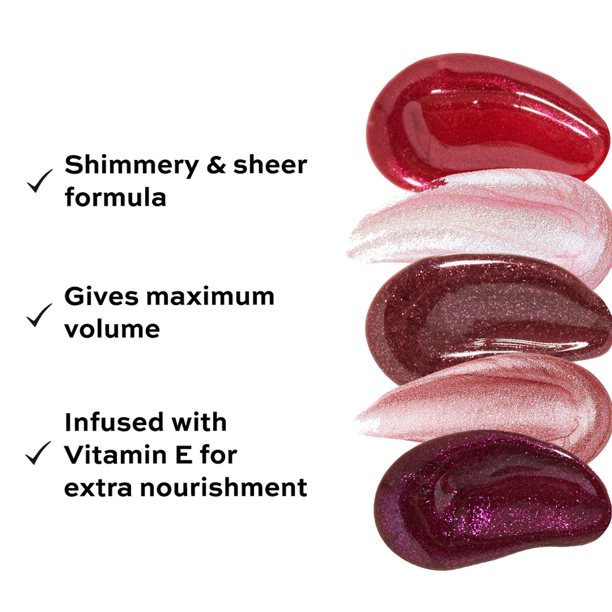 Makeup Revolution Shimmer Bomb Lipgloss-Infused With Vitamin E For Extra Nourishment - Glimmer Nude - Distacart