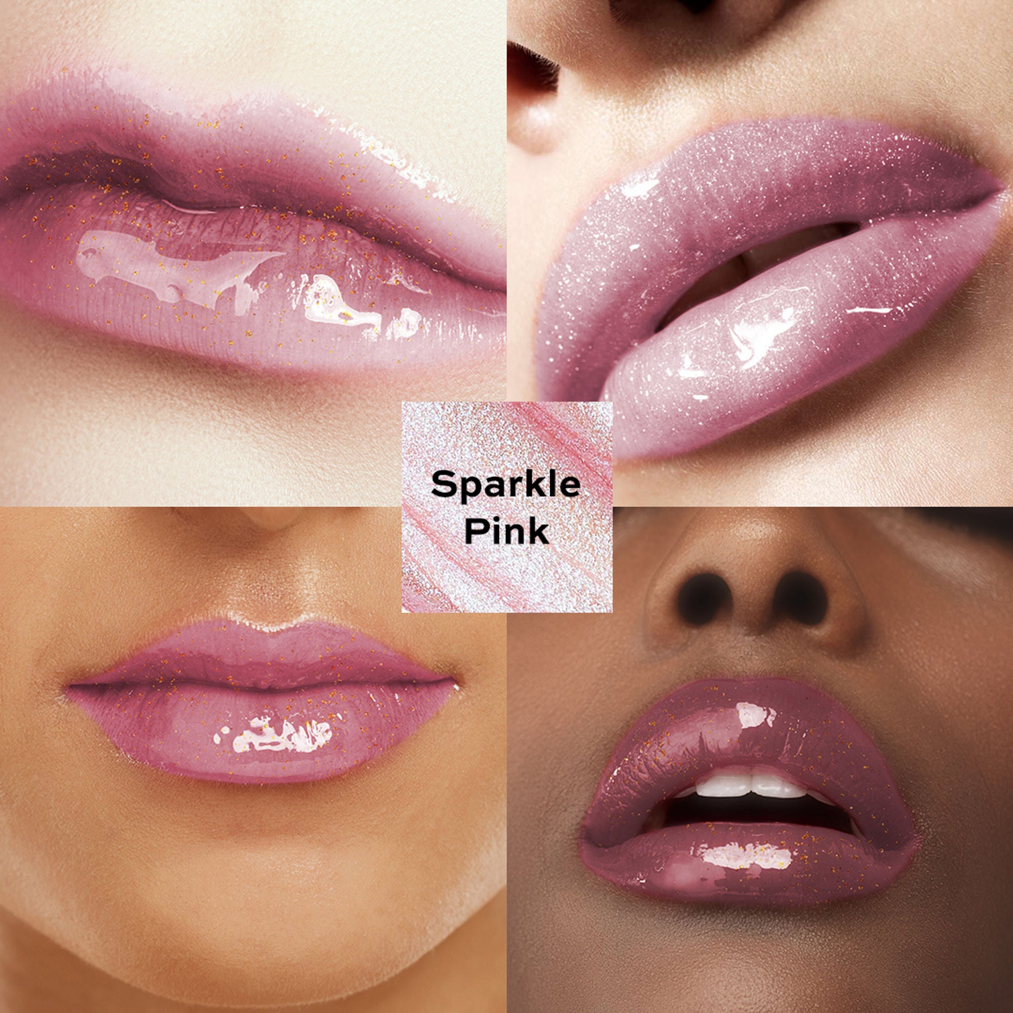 Makeup Revolution Shimmer Bomb Lipgloss-Infused With Vitamin E For Extra Nourishment - Sparkle Pink - Distacart