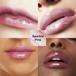 Thumbnail for Makeup Revolution Shimmer Bomb Lipgloss-Infused With Vitamin E For Extra Nourishment - Sparkle Pink - Distacart